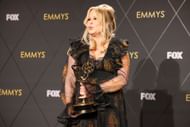 Jennifer Coolidge wins Outstanding Supporting Actress at the 75th Primetime Emmy Awards (Image via Getty)